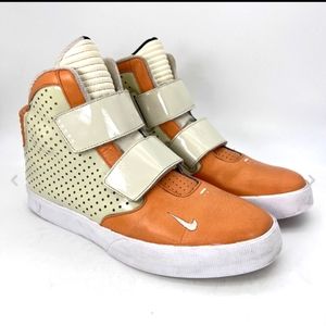 Nike FlyStepper 2K3 Hi Top Light Cognac Grey Tan Men Shoes 644576-200 Size 10.5
